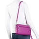 - Laurina Tasche aus genarbtem Kalb-Nappaleder, in Farbe PINK – Farbe PINK – Ansicht 3