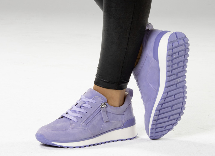 Slipper & Schnürschuhe - Caprice, trendige Damen-Sneaker, Weite G, mit herausnehmbarem Fußbett, in Größe 036 bis 042, in Farbe TÜRKIS Ansicht 11