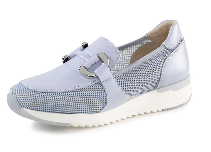 Schuhe - Caprice Slipper mit Zierspange Ansicht 1 Schuhe - Caprice Slipper mit Zierspange, in Größe 036 bis 042, in Farbe PASTELLBLEU Ansicht 1