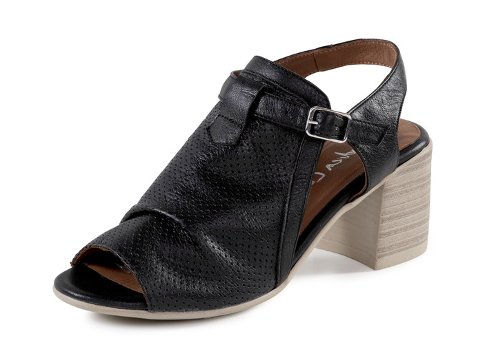 Sandaletten & Pantoletten - Andrea Conti Sandalette mit Zier-Perforation, in Größe 036 bis 041, in Farbe WEISS Ansicht 4