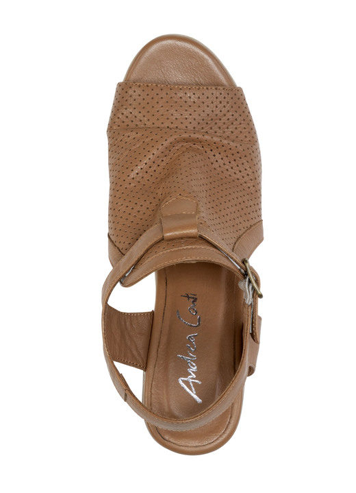 Sandaletten & Pantoletten - Andrea Conti Sandalette mit Zier-Perforation, in Größe 036 bis 041, in Farbe WEISS Ansicht 9