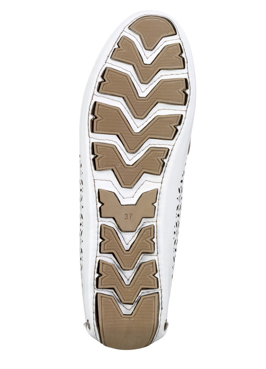 Slipper & Schnürschuhe - Gemini Slipper aus schattiertem Nappaleder, in Größe 036 bis 042, in Farbe COGNAC Ansicht 9