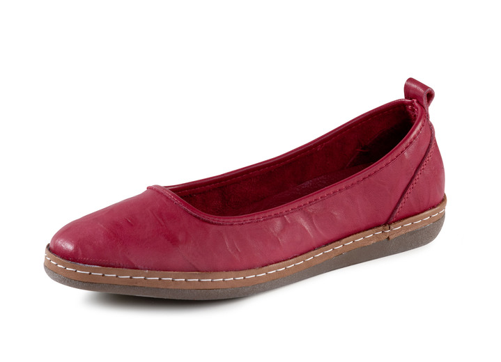 Slipper & Schnürschuhe - Andrea Conti Slipper mit Knitter-Effekt Ansicht 4 Slipper & Schnürschuhe - Andrea Conti Slipper mit Knitter-Effekt, in Größe 036 bis 042, in Farbe WEISS Ansicht 4