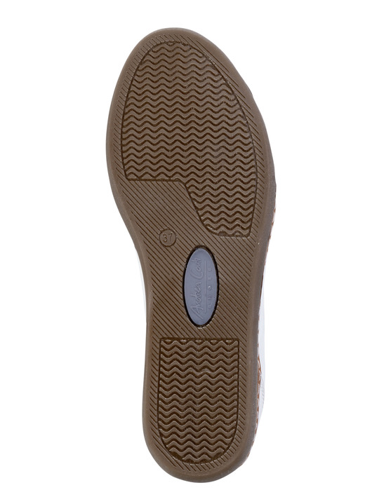 Slipper & Schnürschuhe - Andrea Conti Slipper mit Knitter-Effekt Ansicht 3 Slipper & Schnürschuhe - Andrea Conti Slipper mit Knitter-Effekt, in Größe 036 bis 042, in Farbe WEISS Ansicht 3