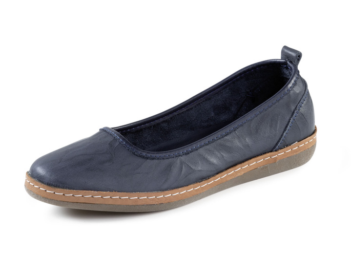 Slipper & Schnürschuhe - Andrea Conti, klassische Damen-Slipper, mit herausnehmbarem Fußbett, in Größe 036 bis 042, in Farbe RUBINROT Ansicht 4