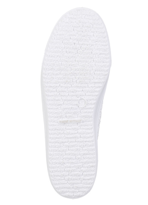Slipper & Schnürschuhe - Elegante Damen-Schnürschuhe, mit herausnehmbarem Fußbett, in Größe 036 bis 041, in Farbe WEISS Ansicht 3