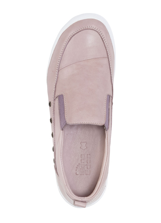 Slipper & Schnürschuhe - ELENA EDEN Slipper aus Nappaleder mit Zierösen, in Größe 036 bis 042, in Farbe ROSÉ Ansicht 2