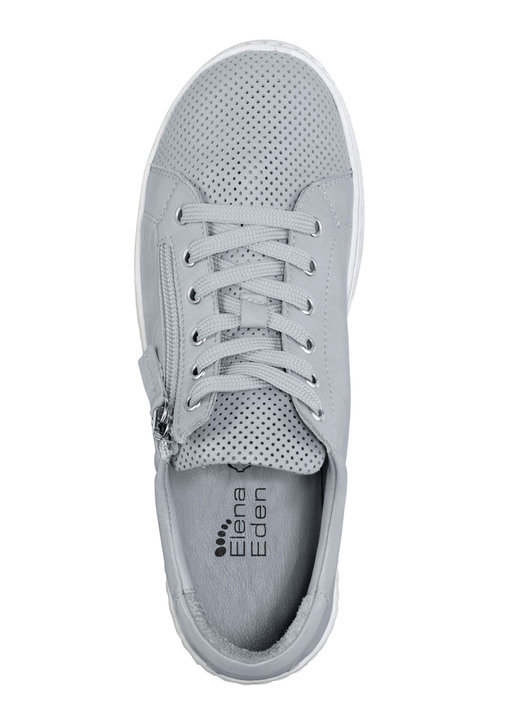 Slipper & Schnürschuhe - ELENA EDEN, sommerliche Damen-Schnürschuhe, mit herausnehmbarem Fußbett Ansicht 2 Slipper & Schnürschuhe - ELENA EDEN, sommerliche Damen-Schnürschuhe, mit herausnehmbarem Fußbett, in Größe 036 bis 042, in Farbe BLAUGRAU Ansicht 2
