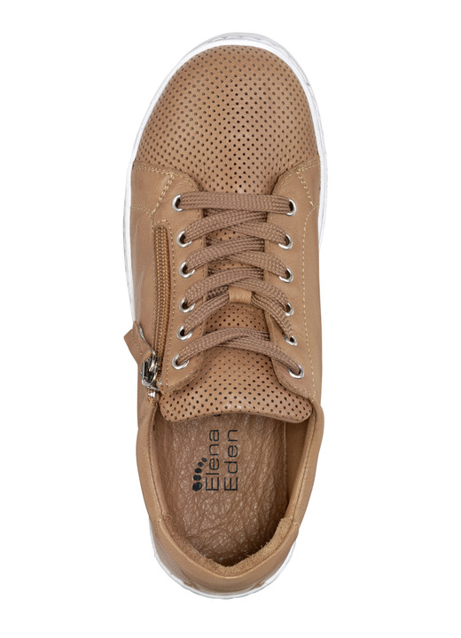 Slipper & Schnürschuhe - ELENA EDEN, sommerliche Damen-Schnürschuhe, mit herausnehmbarem Fußbett Ansicht 5 Slipper & Schnürschuhe - ELENA EDEN, sommerliche Damen-Schnürschuhe, mit herausnehmbarem Fußbett, in Größe 036 bis 042, in Farbe BEIGE Ansicht 5