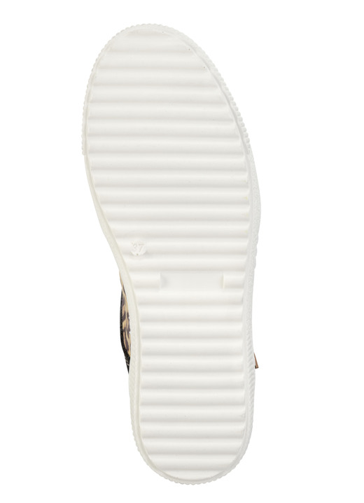 Slipper & Schnürschuhe - ELENA EDEN Schnürschuh mit cognacfarbenem Leo-Print, in Größe 036 bis 042, in Farbe SCHWARZ Ansicht 3