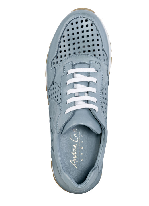 Slipper & Schnürschuhe - Andrea Conti Sneaker aus Nappaleder, in Größe 035 bis 041, in Farbe JEANS Ansicht 2