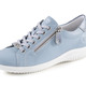 - Remonte Schnürschuh mit metallisch geprägtem Einsatz, in Größe 036 bis 042, in Farbe HELLBLAU – Farbe HELLBLAU – Ansicht 1