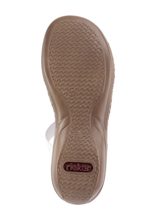 - Sandalen mit Schmucksteinchen, in Größe 036 bis 042, in Farbe WEISS Ansicht 3