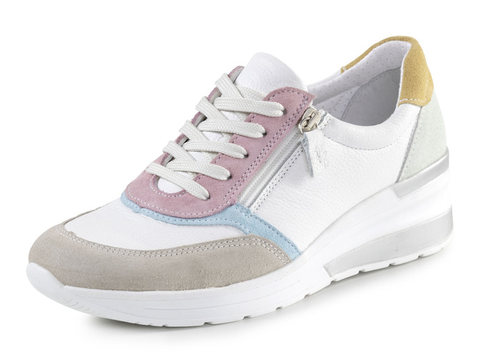 - ELENA EDEN Sneaker in bunten Pastelltönen, in Größe 035 bis 041, in Farbe WEISS-BUNT Ansicht 1