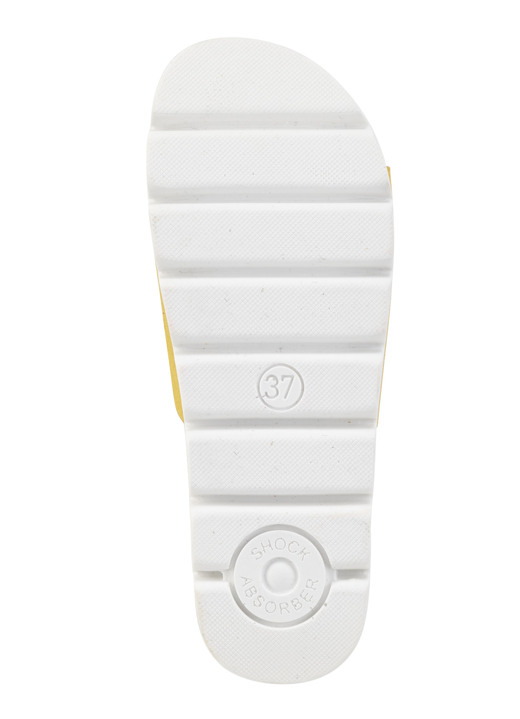 Sandaletten & Pantoletten - ELENA EDEN, sommerliche Damen-Pantoletten, aus Leder Ansicht 7 Sandaletten & Pantoletten - ELENA EDEN, sommerliche Damen-Pantoletten, aus Leder, in Größe 036 bis 042, in Farbe BLEU Ansicht 7