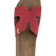 Sandaletten & Pantoletten - ELENA EDEN, sommerliche Damen-Pantoletten, aus Leder – Farbe ROT – Ansicht 2 Sandaletten & Pantoletten - ELENA EDEN, sommerliche Damen-Pantoletten, aus Leder, in Größe 036 bis 042, in Farbe BLEU – Farbe ROT – Ansicht 2