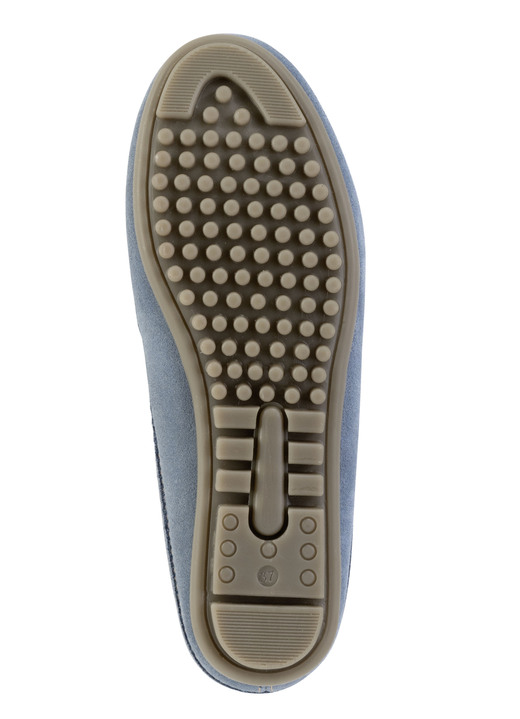 - ELENA EDEN Mokassin-Sabot aus Veloursleder, in Größe 036 bis 042, in Farbe JEANS Ansicht 3