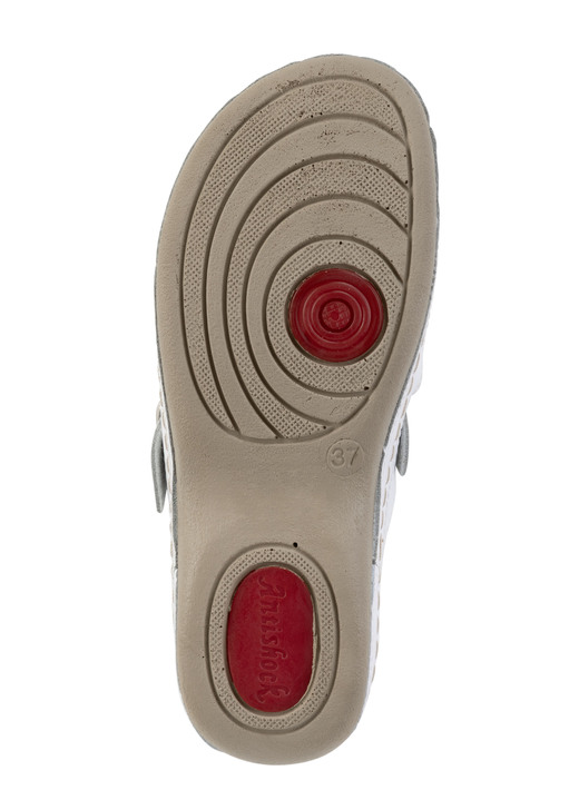 Sandaletten & Pantoletten - ELENA EDEN, sommerliche Damen-Clogs, Weite G, mit verstellbarer Schließe Ansicht 3 Sandaletten & Pantoletten - ELENA EDEN, sommerliche Damen-Clogs, Weite G, mit verstellbarer Schließe, in Größe 036 bis 042, in Farbe WEISS Ansicht 3