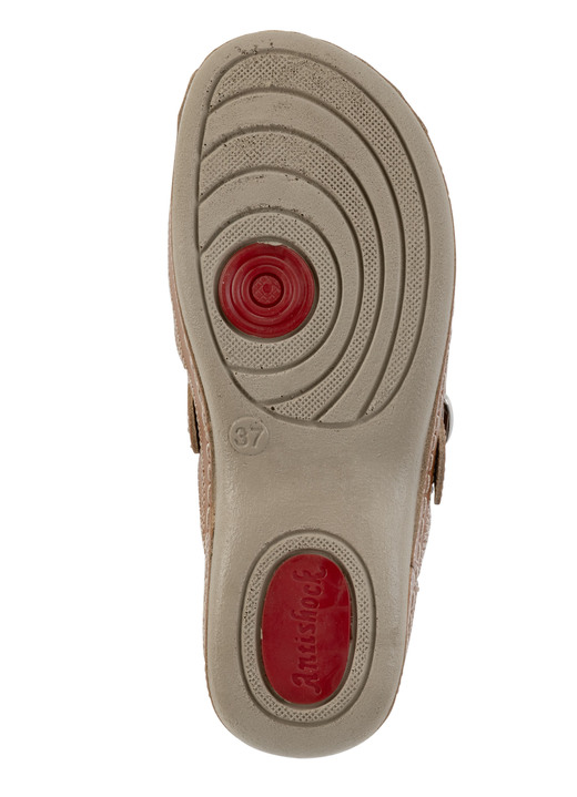 Sandaletten & Pantoletten - ELENA EDEN, sommerliche Damen-Clogs, Weite G, mit verstellbarer Schließe Ansicht 12 Sandaletten & Pantoletten - ELENA EDEN, sommerliche Damen-Clogs, Weite G, mit verstellbarer Schließe, in Größe 036 bis 042, in Farbe WEISS Ansicht 12