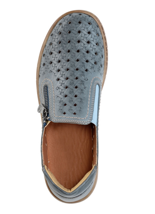 - ELENA EDEN Slipper aus Nappaleder, in Größe 035 bis 042, in Farbe JEANS Ansicht 2