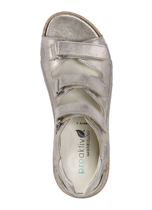 Sandaletten & Pantoletten - Waldläufer Sandale aus Leder, in Größe 4 bis 8 1/2, in Farbe ANTIKGOLD Ansicht 2