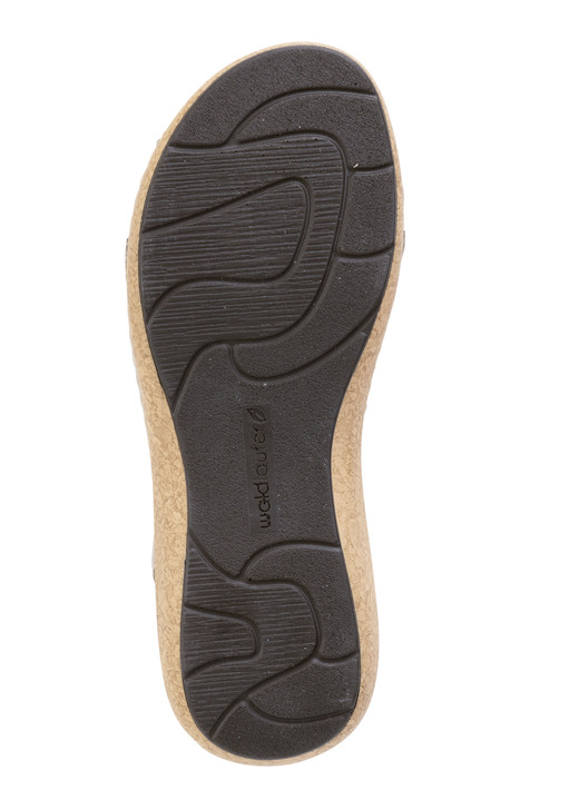 Sandaletten & Pantoletten - Waldläufer Sandale aus Leder, in Größe 4 bis 8 1/2, in Farbe ANTIKGOLD Ansicht 3