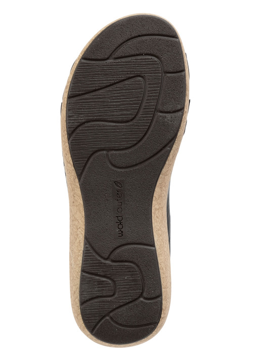 Sandaletten & Pantoletten - Waldläufer Sandale aus Leder, in Größe 4 bis 8 1/2, in Farbe SCHWARZ Ansicht 3