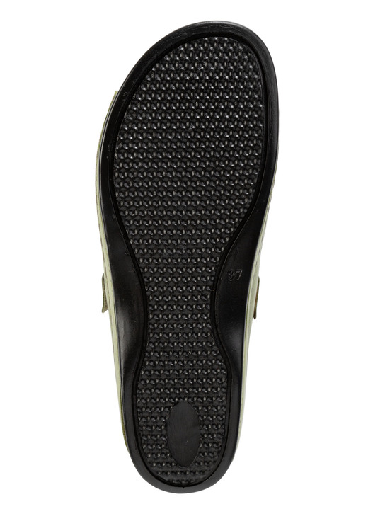 Sandaletten & Pantoletten - Gemini Pantolette aus teilweise schattiertem Rind-Nappaleder, in Größe 036 bis 042, in Farbe MARINE Ansicht 6