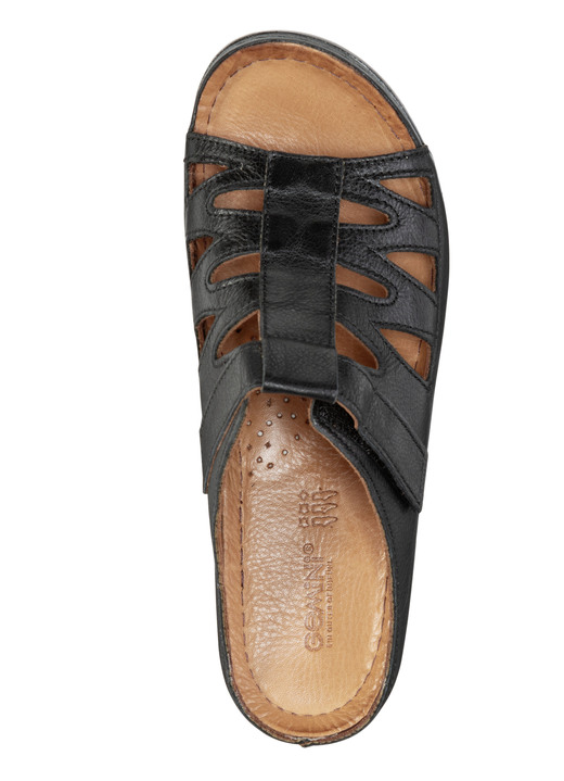 Sandaletten & Pantoletten - Gemini Pantolette aus teilweise schattiertem Rind-Nappaleder, in Größe 036 bis 042, in Farbe MARINE Ansicht 11