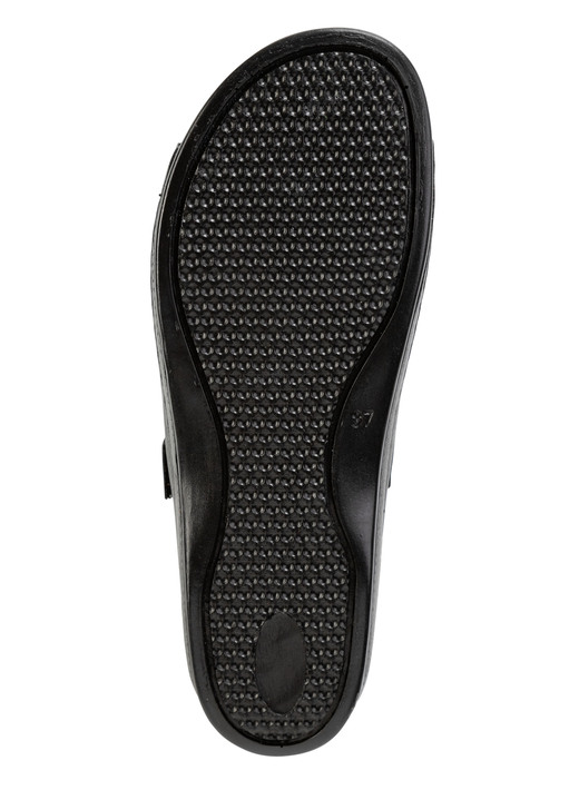 Sandaletten & Pantoletten - Gemini Pantolette aus teilweise schattiertem Rind-Nappaleder, in Größe 036 bis 042, in Farbe MARINE Ansicht 12