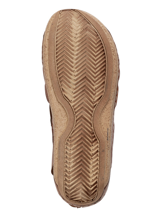 Sandaletten & Pantoletten - Gemini, schicke Damen-Sandalen, Weite G, mit Gummizug, in Größe 036 bis 042, in Farbe JEANS Ansicht 6