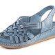 Sandaletten & Pantoletten - Gemini, schicke Damen-Sandalen, Weite G, mit Gummizug, in Größe 036 bis 042, in Farbe JEANS – Farbe JEANS – Ansicht 1