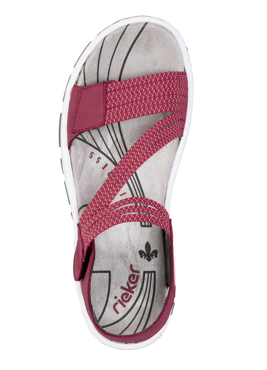 Sport- & Freizeitschuhe - Rieker, sportliche Damen-Sandalen, mit zwei Klettspangen, in Größe 036 bis 042, in Farbe BLAU Ansicht 6