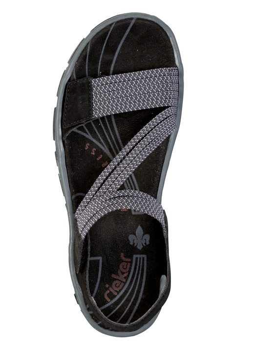Sport- & Freizeitschuhe - Rieker, sportliche Damen-Sandalen, mit zwei Klettspangen, in Größe 036 bis 042, in Farbe BLAU Ansicht 9