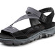 Sport- & Freizeitschuhe - Rieker, sportliche Damen-Sandalen, mit zwei Klettspangen, in Größe 036 bis 042, in Farbe BLAU – Farbe SCHWARZ – Ansicht 1