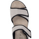 - ELENA EDEN Sandale aus weichem Nubukleder und schwarzem Elastikmaterial – Farbe BEIGE – Ansicht 2 - ELENA EDEN Sandale aus weichem Nubukleder und schwarzem Elastikmaterial, in Größe 036 bis 042, in Farbe BEIGE – Farbe BEIGE – Ansicht 2