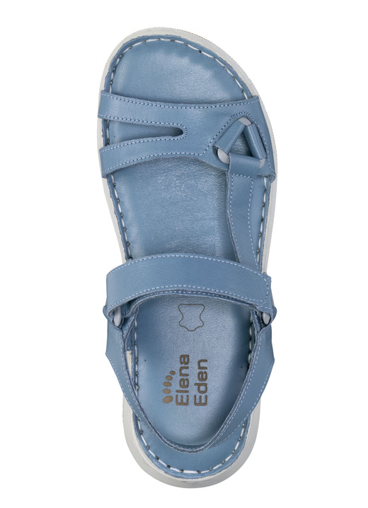 Sport- & Freizeitschuhe - ELENA EDEN Sandale aus weichem Nappaleder, in Größe 036 bis 042, in Farbe JEANS Ansicht 2