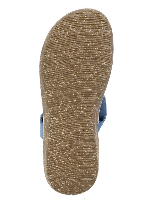 Sport- & Freizeitschuhe - ELENA EDEN Sandale aus weichem Nappaleder, in Größe 036 bis 042, in Farbe JEANS Ansicht 3