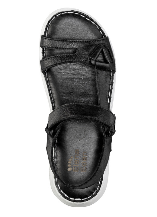 Sport- & Freizeitschuhe - ELENA EDEN Sandale aus weichem Nappaleder, in Größe 036 bis 042, in Farbe JEANS Ansicht 6