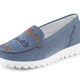 Slipper & Schnürschuhe - Waldläufer Mokassin-Slipper mit bunten Glitzersteinchen besetzt – Farbe JEANS – Ansicht 1 Slipper & Schnürschuhe - Waldläufer Mokassin-Slipper mit bunten Glitzersteinchen besetzt, in Größe 3 1/2 bis 8, in Farbe JEANS – Farbe JEANS – Ansicht 1