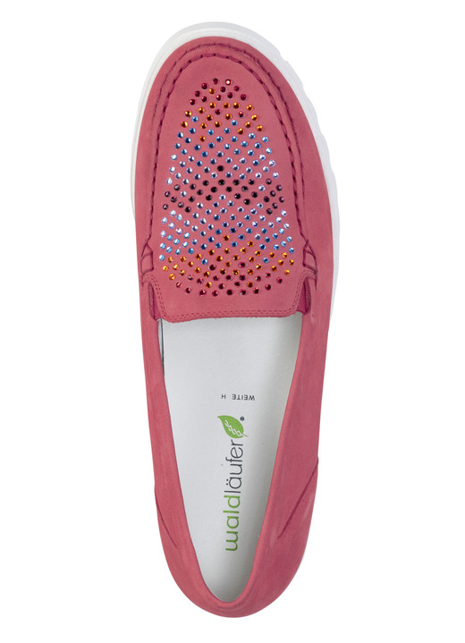 Slipper & Schnürschuhe - Waldläufer Mokassin-Slipper mit bunten Glitzersteinchen besetzt Ansicht 5 Slipper & Schnürschuhe - Waldläufer Mokassin-Slipper mit bunten Glitzersteinchen besetzt, in Größe 3 1/2 bis 8, in Farbe JEANS Ansicht 5
