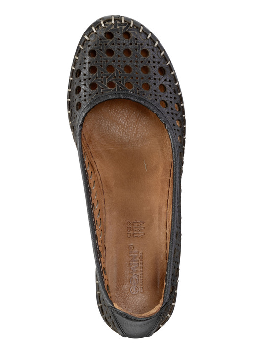 Pumps & Ballerina - Gemini, sommerliche Damen-Pumps, Weite G, aus Leder, in Größe 036 bis 042, in Farbe JEANS Ansicht 6