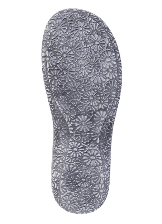 Damen - ELENA EDEN, sommerliche Damen-Slipper, Weite G, mit Klettspange, in Größe 036 bis 043, in Farbe WEISS Ansicht 6