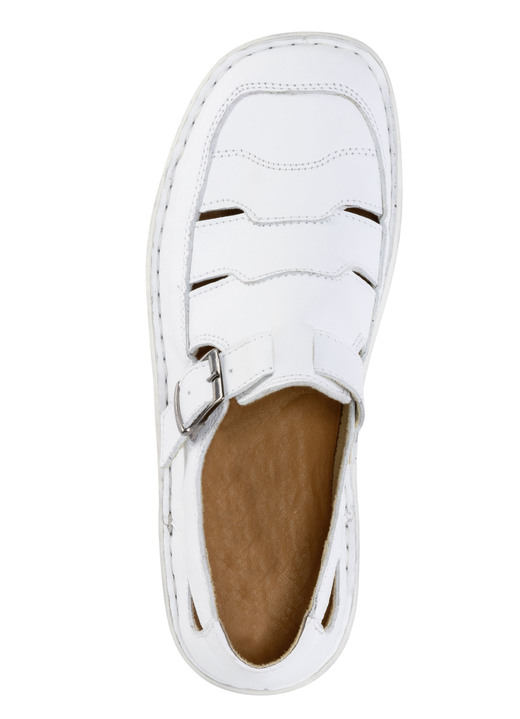 Slipper & Schnürschuhe - ELENA EDEN Slipper mit luftigen Durchbrüchen Ansicht 2 Slipper & Schnürschuhe - ELENA EDEN Slipper mit luftigen Durchbrüchen, in Größe 036 bis 042, in Farbe WEISS Ansicht 2