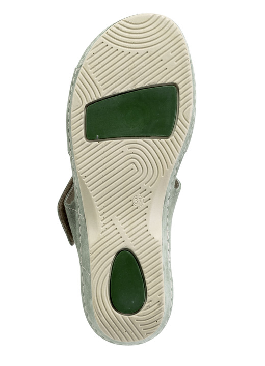 Sandaletten & Pantoletten - Mubb Pantolette mit funkelnden Glitzersteinchen, in Größe 036 bis 042, in Farbe JEANS Ansicht 6