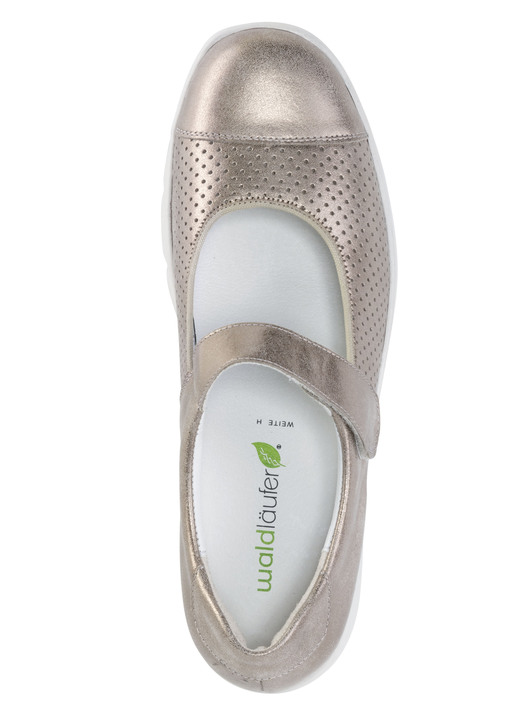 Slipper & Schnürschuhe - Waldläufer Spangenschuh aus teilweise gelochtem Leder, in Größe 3 1/2 bis 8, in Farbe SCHWARZ Ansicht 5