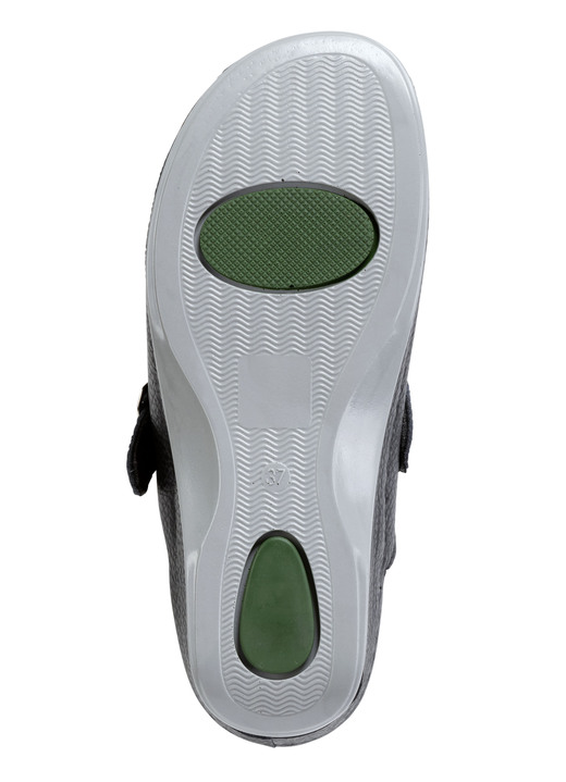 Sandaletten & Pantoletten - Mubb, klassische Damen-Clogs, Wete H, mit herausnehmbarem Fußbett, in Größe 036 bis 042, in Farbe SCHWARZ Ansicht 3