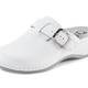 Sandaletten & Pantoletten - Mubb, klassische Damen-Clogs, Wete H, mit herausnehmbarem Fußbett – Farbe WEISS – Ansicht 1 Sandaletten & Pantoletten - Mubb, klassische Damen-Clogs, Wete H, mit herausnehmbarem Fußbett, in Größe 036 bis 042, in Farbe WEISS – Farbe WEISS – Ansicht 1