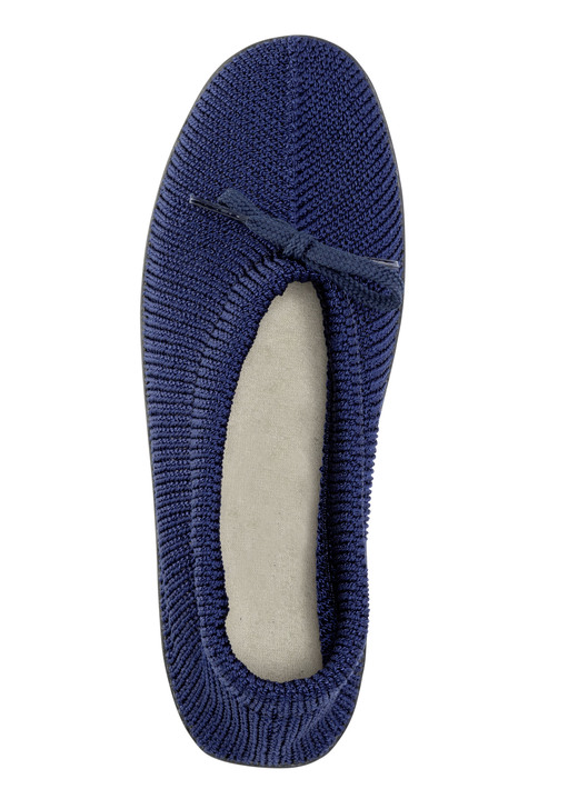 Slipper & Schnürschuhe - Slipper aus elastischem Strickmaterial mit Schnürung Ansicht 5 Slipper & Schnürschuhe - Slipper aus elastischem Strickmaterial mit Schnürung, in Größe 036 bis 042, in Farbe SCHWARZ Ansicht 5