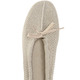 Slipper & Schnürschuhe - Slipper aus elastischem Strickmaterial mit Schnürung, in Größe 036 bis 042, in Farbe MARINE – Farbe GOLDBEIGE – Ansicht 2